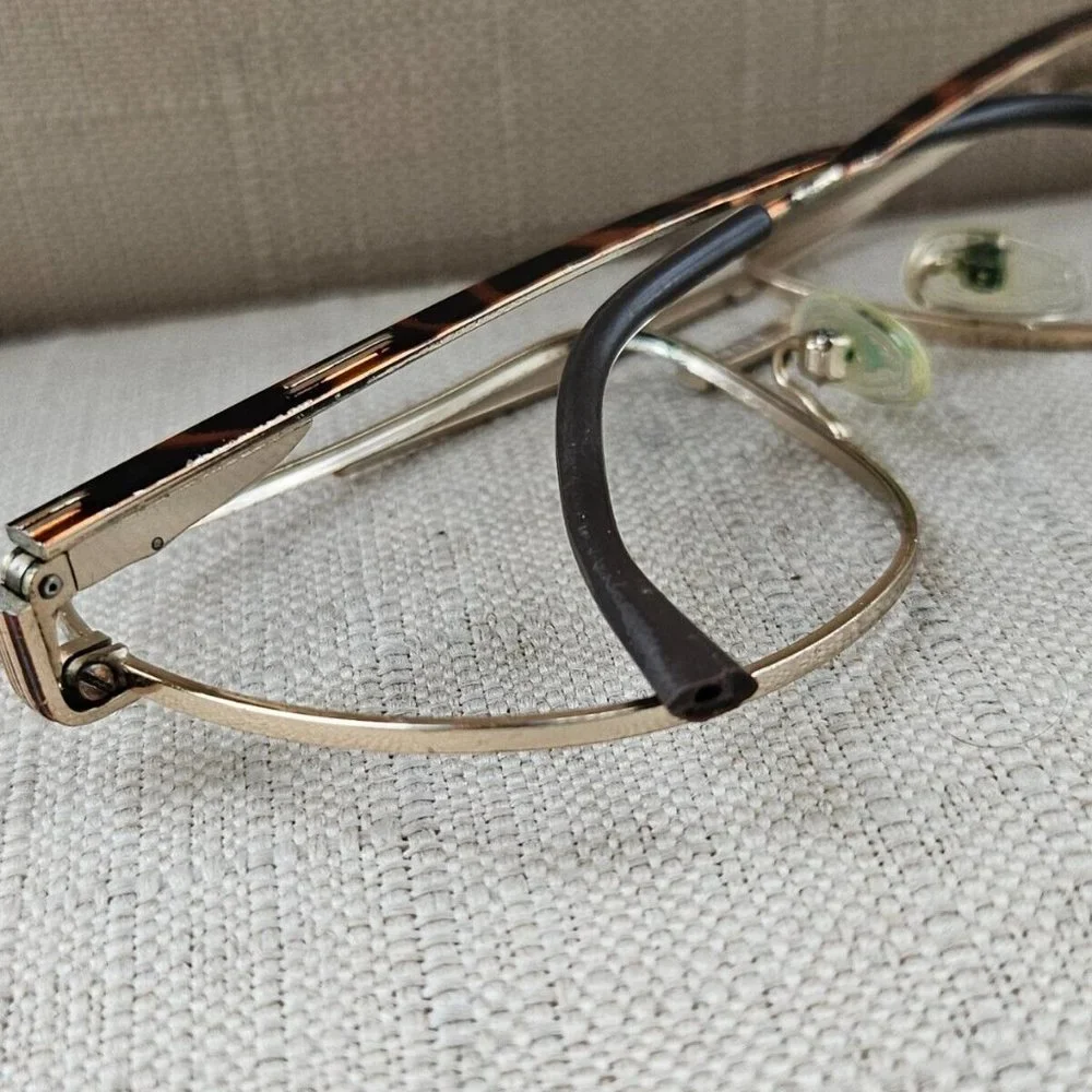 Swank Optical Vintage Men Eyeglasses Gold Tone KODIAK 58[]16 140 Glasses - Picture 5 of 11